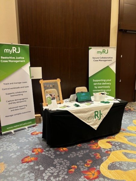 Connektivity myRJ stand at the NACRJ Conference in Washington D.C.